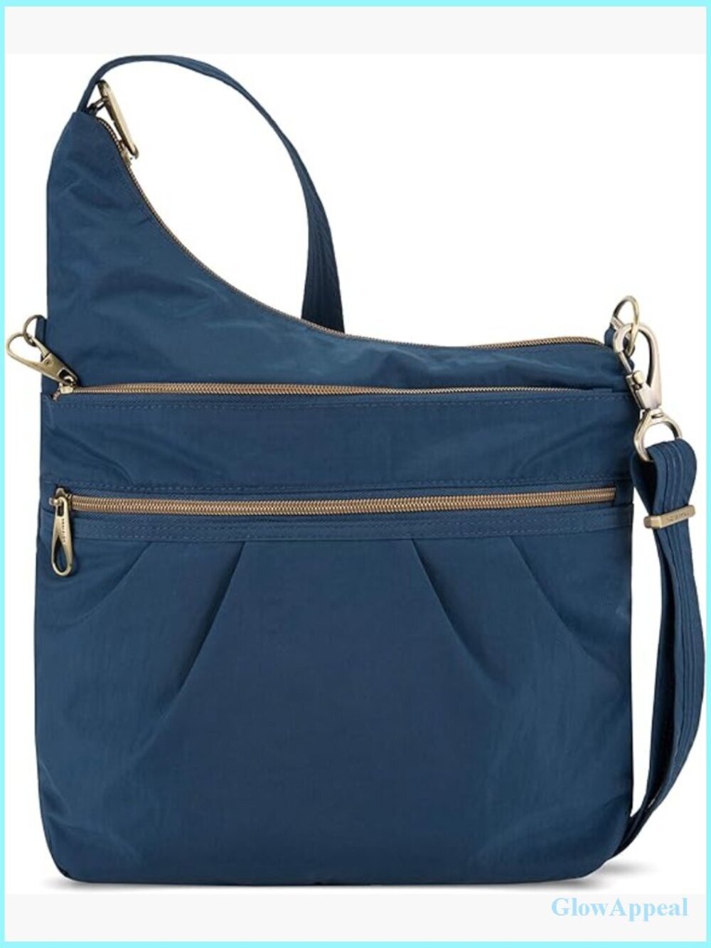 Anti-Theft Crossbody Bag with RFID Blocking 3 Compartments